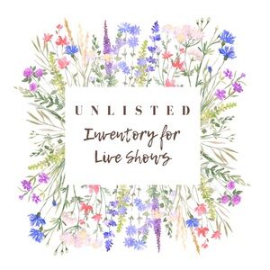 $15 Unlisted inventory for shows with Hannah